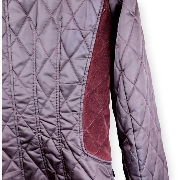 Vince Camuto Purple Burgundy Packable Quilted Jacket S - Picture 8 of 9
